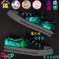 Anime Kids Canvas Glowing Shoes Naruto Sasuke 3
