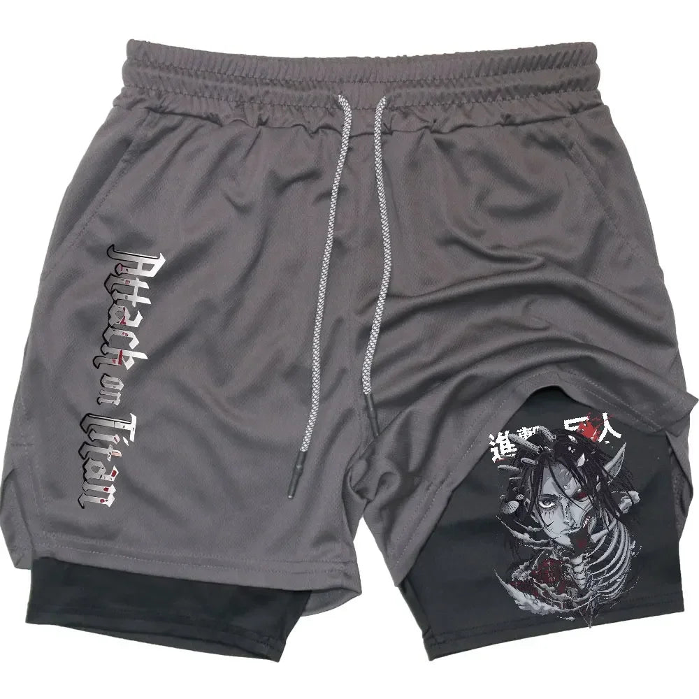 Attack on Titan Gym Shorts