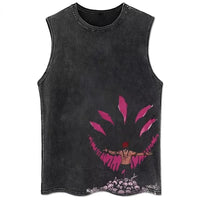 Jujutsu Kaisen Gym Vest Acid Washed Sleeveless Shirt 6