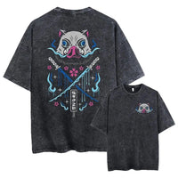 Demon Slayer Men's Acid Washed Tee 2