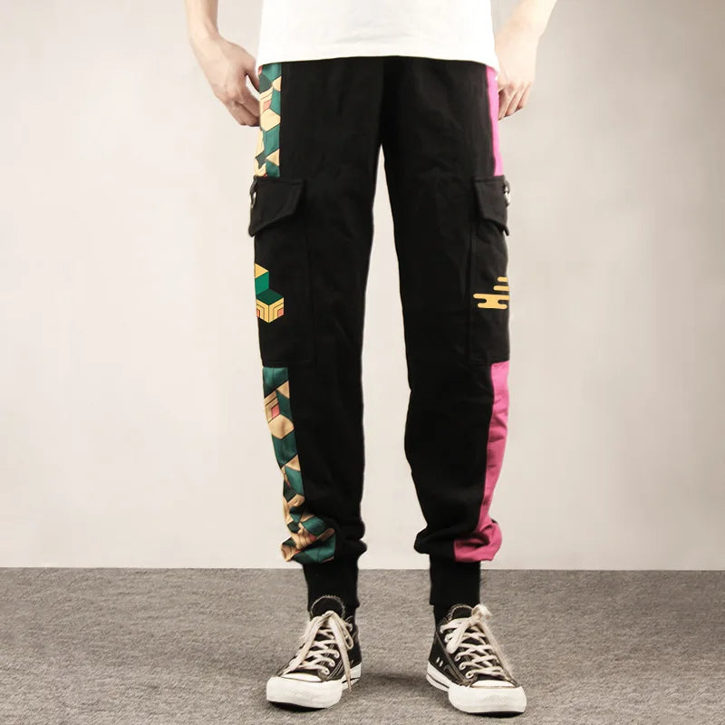 Kamado Tanjirou Agatsuma Zenitsu Casual Cargo Pants