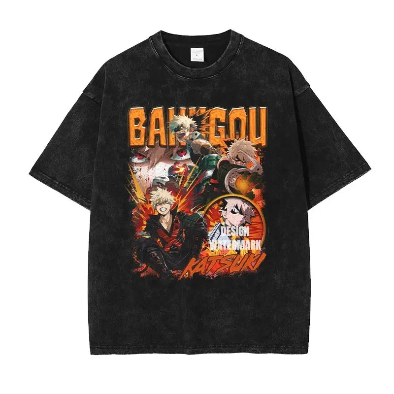 My Hero Academia Washed T-shirt