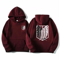 Attack on Titan Pullover Hoodie | AOT Fan Anime Hoodie 6