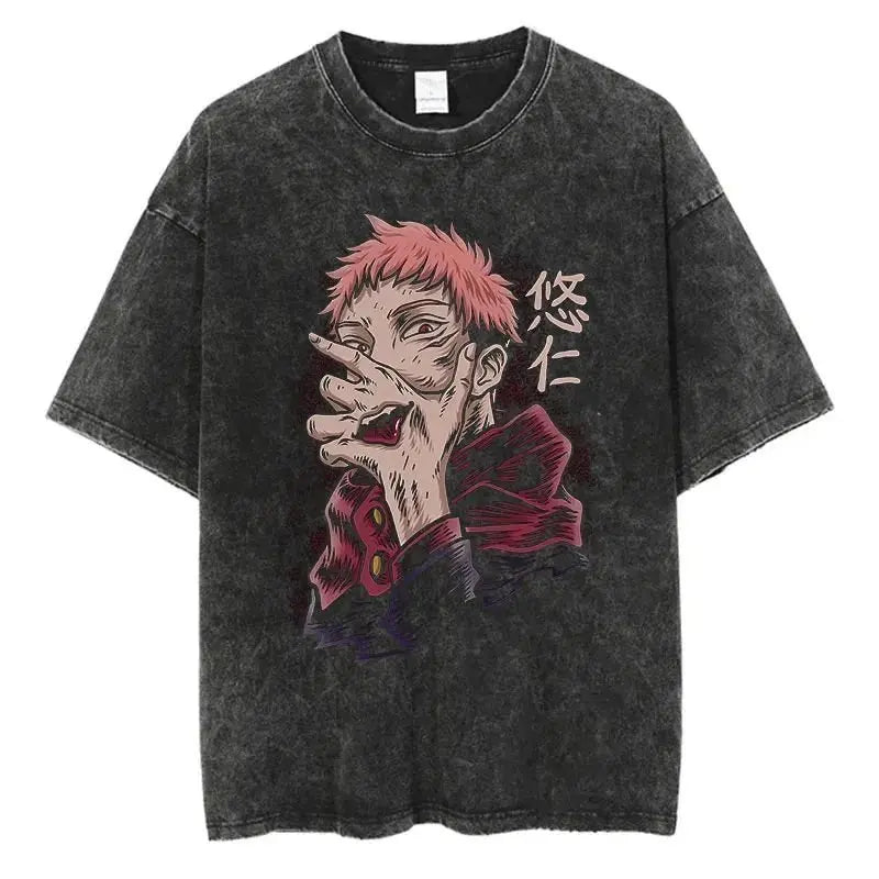 Jujutsu Kaisen acid washed T-Shirt