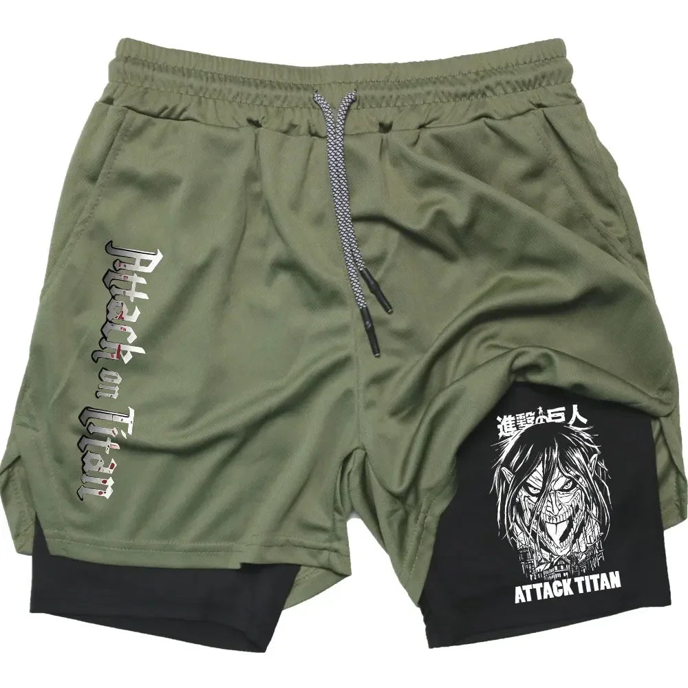 Attack on Titan Gym Shorts