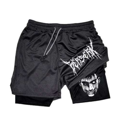 Anime Beach Shorts Men | Summer Anime Streetwear Shorts