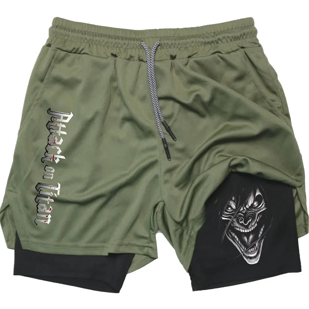 Attack on Titan Gym Shorts