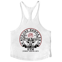 Baki Tank Tops Y-Back Vest Gym Muscle Training Athletic Workout Undershirt 7