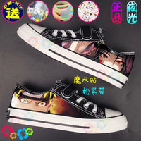 Anime Kids Canvas Glowing Shoes Naruto Sasuke 7