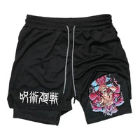 Jujutsu Kaisen Graphic Shorts | JJK Anime Streetwear Shorts 4