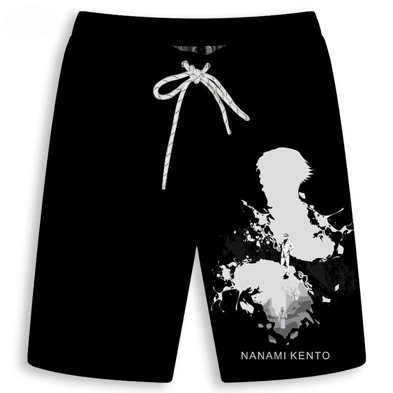 JJK Gojo Beach Shorts