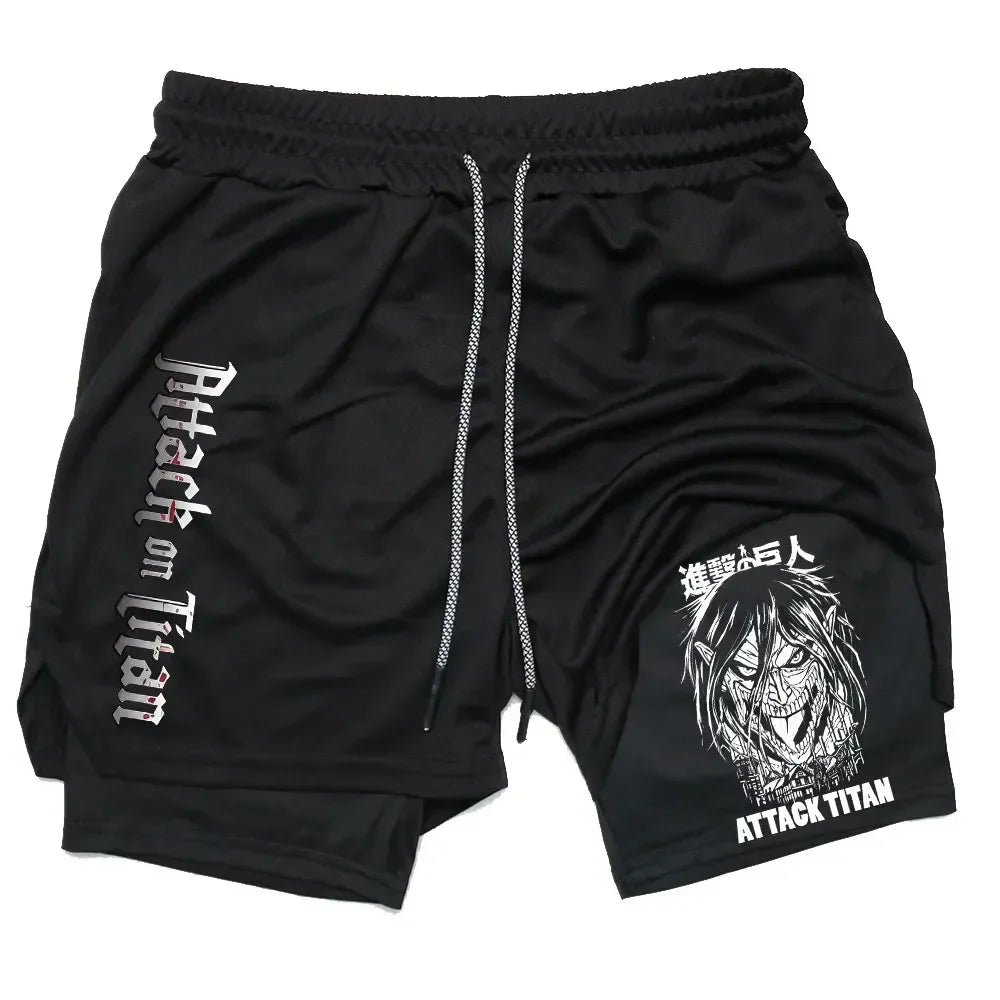 Attack on Titan Gym Shorts