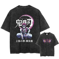 Demon Slayer Men's Acid Washed Tee 1
