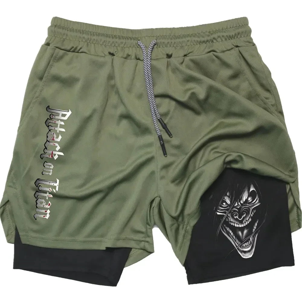 Attack on Titan Gym Shorts