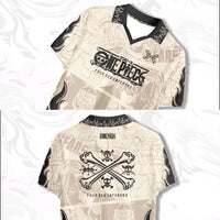 Beige One Piece Short Sleeve Jersey Unisex 3