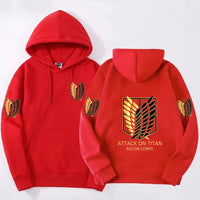 Attack on Titan Round-Neck Hoodie | AOT Anime Streetwear 5