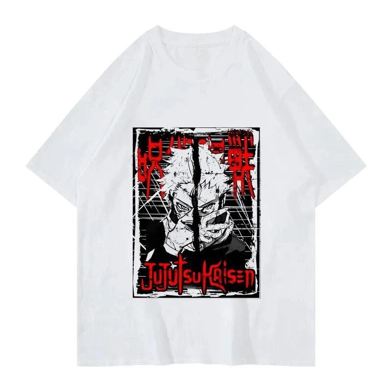 Acid Wash Anime Tee