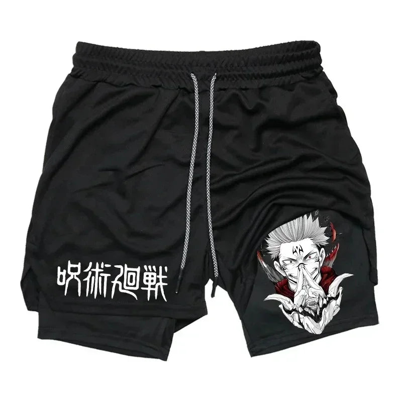 Jujutsu Kaisen Graphic Shorts | JJK Anime Streetwear Shorts