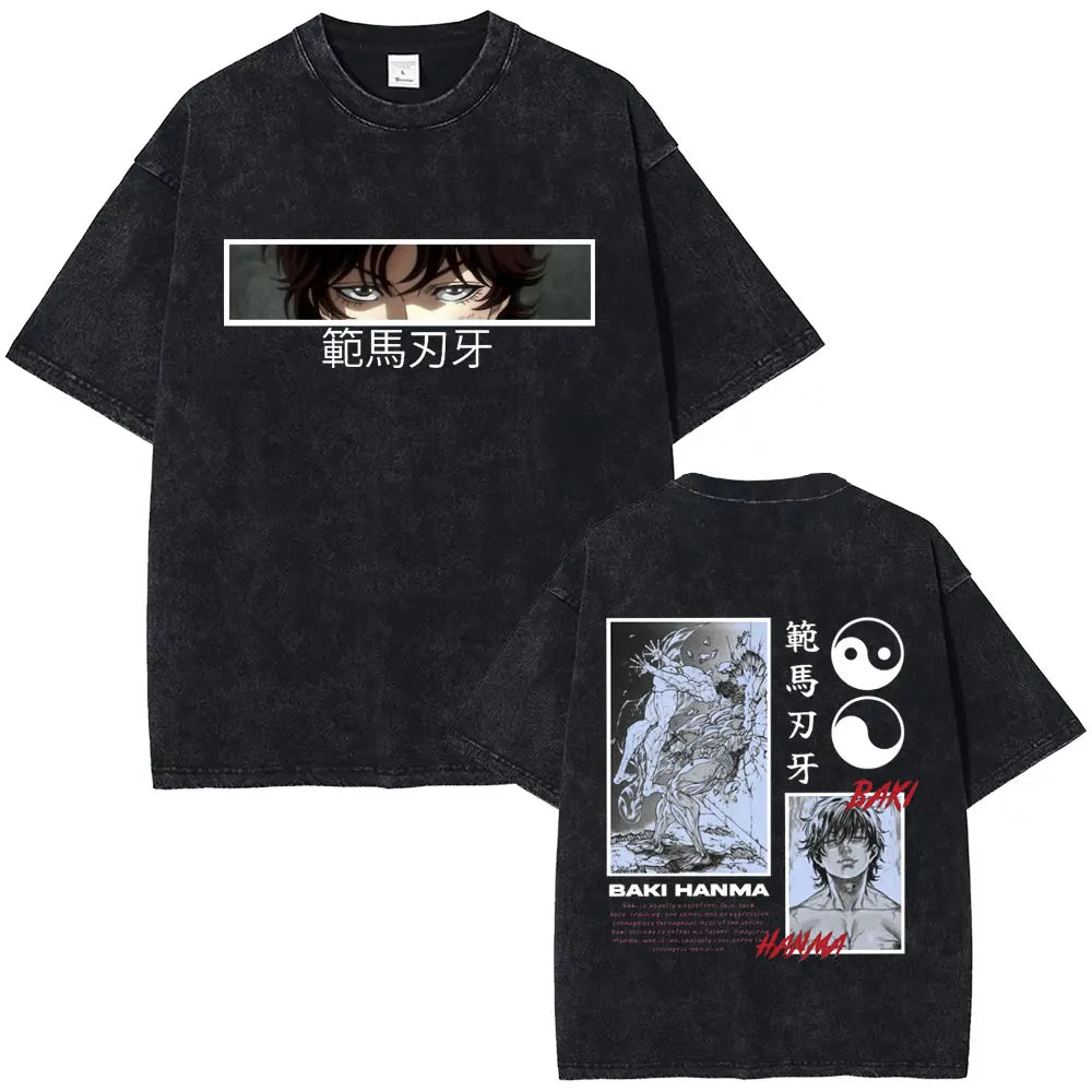 Baki The Grappler Washed T-shirt