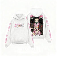 Demon Slayer Nezuko Hoodie Anime Pullover 4