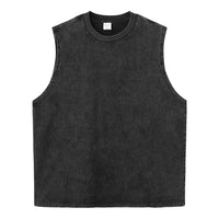 Jujutsu Kaisen Gym Vest Acid Washed Sleeveless Shirt 2