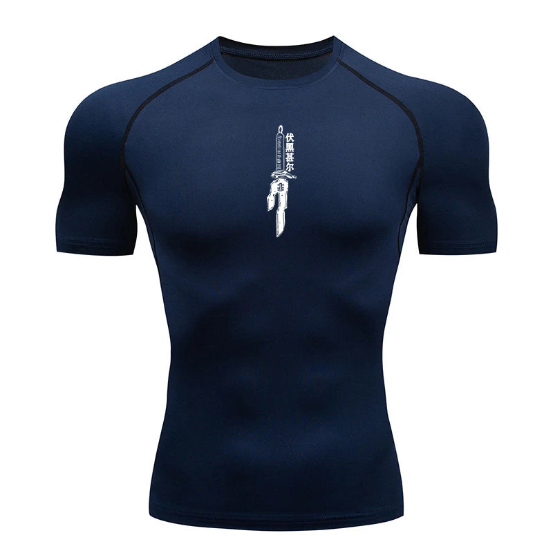Anime Compression Quick Dry T-shirts