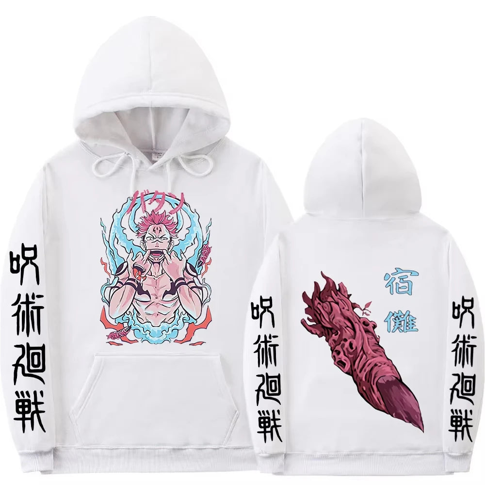 Sukuna Print JJK Hoodie