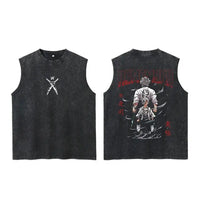 Demon Slayer Tank Tops Man Sleeveless gym shirt 7