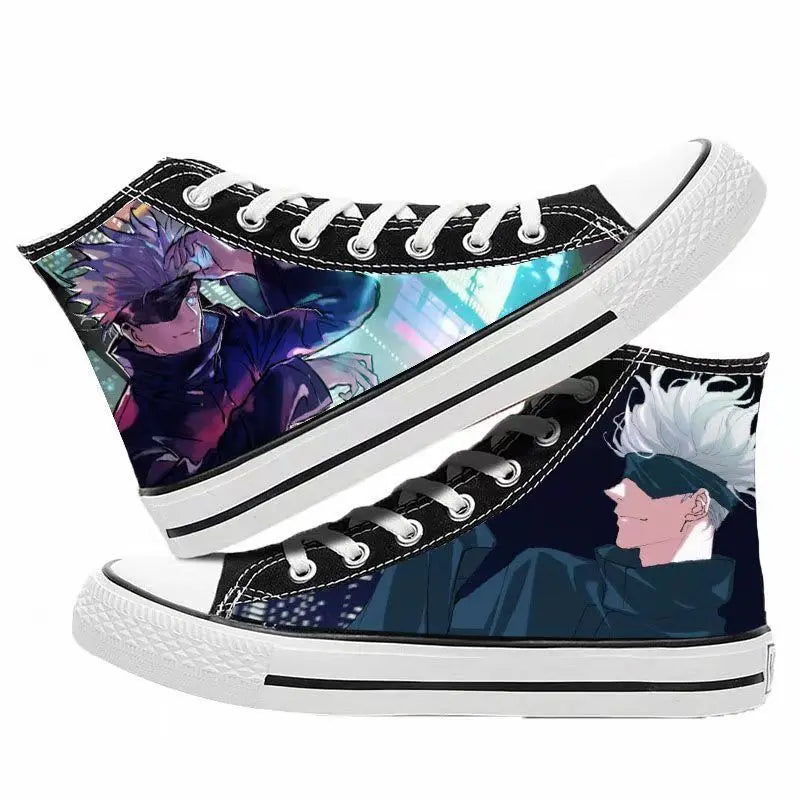 Gojo Satoru Canvas Shoes | Jujutsu Kaisen Anime Sneakers