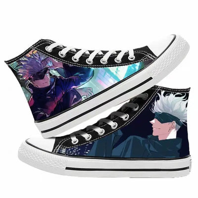 Gojo Satoru Canvas Shoes | Jujutsu Kaisen Anime Sneakers