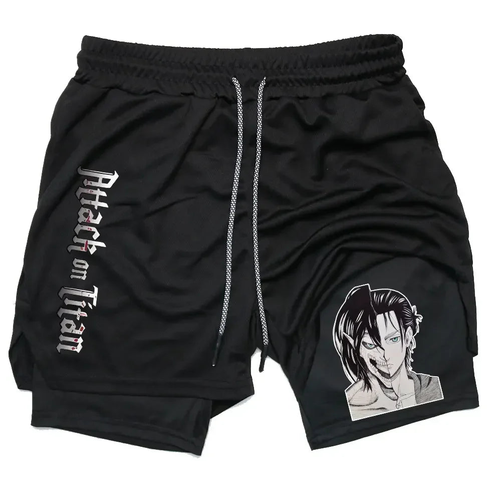 Attack on Titan Gym Shorts
