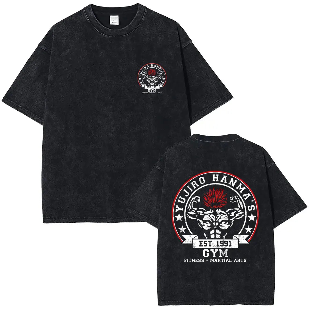 Baki The Grappler Washed T-shirt