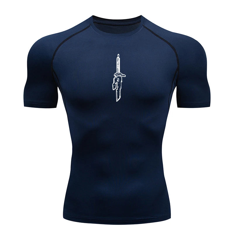 Anime Compression Quick Dry T-shirts
