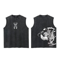 Demon Slayer Tank Tops Man Sleeveless gym shirt 1