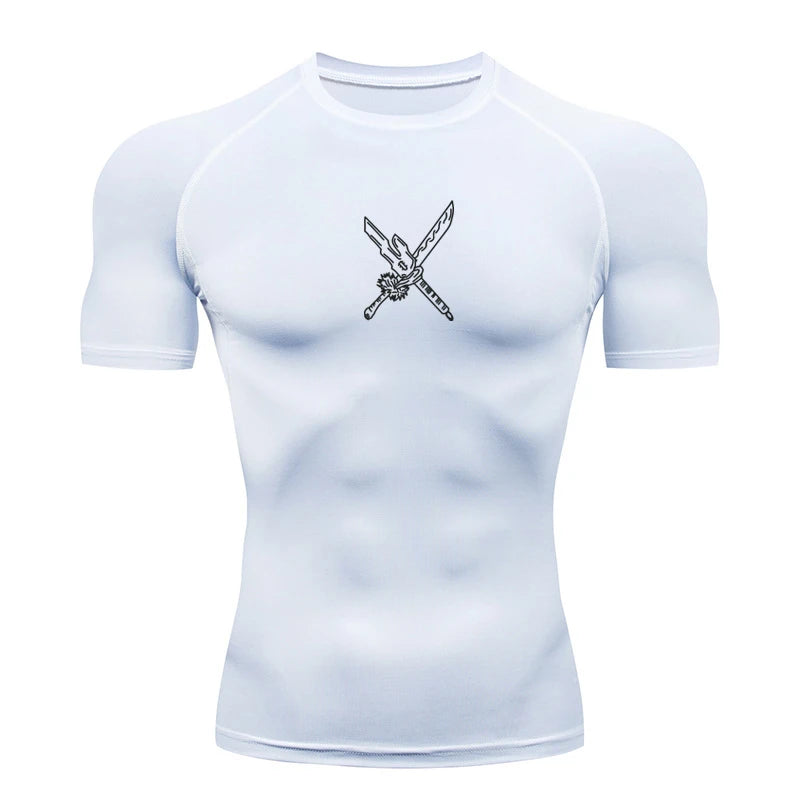 Anime Compression Quick Dry T-shirts