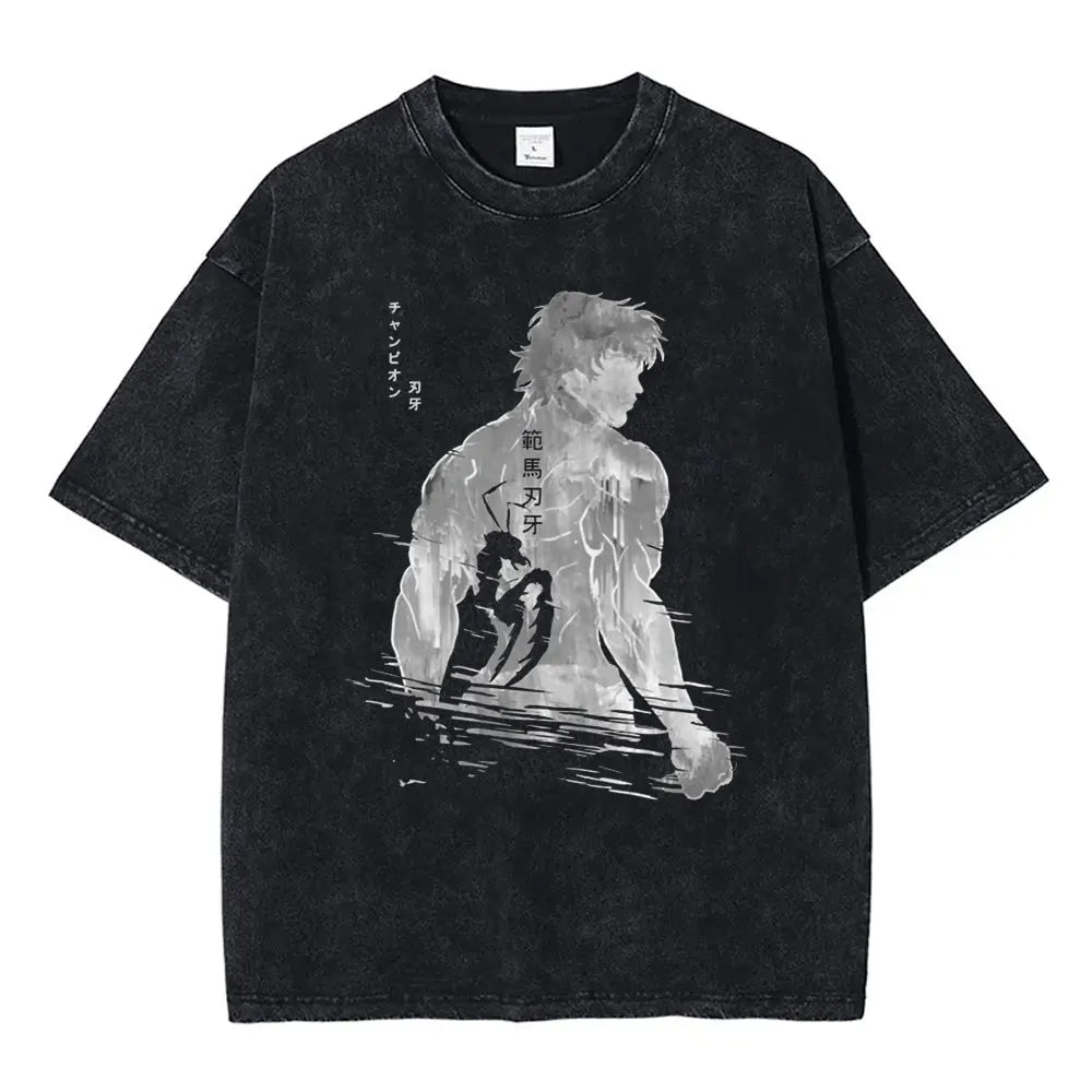 Baki The Grappler Washed T-shirt