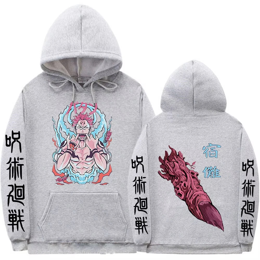 Sukuna Print JJK Hoodie