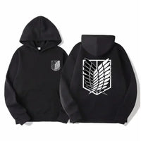 Attack on Titan Pullover Hoodie | AOT Fan Anime Hoodie 2