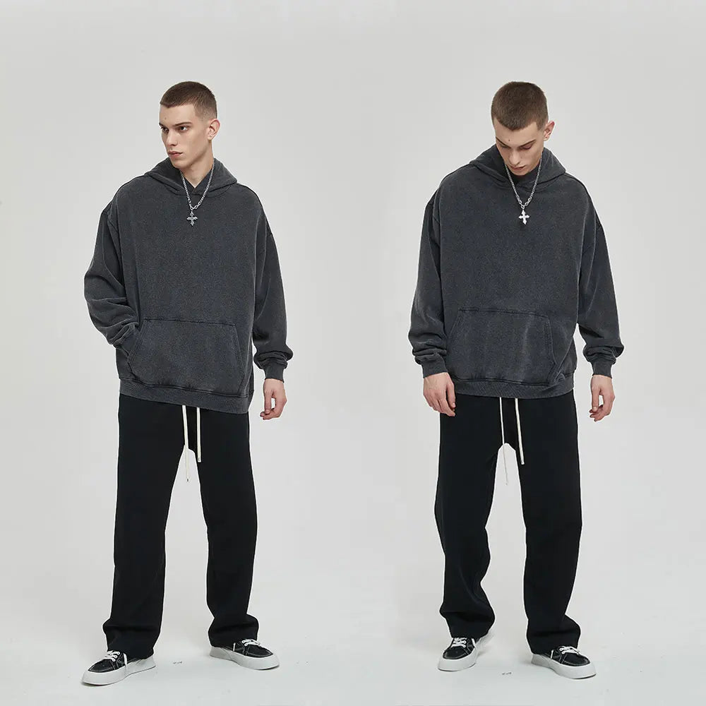 Acid Wash Attack on Titan Hoodie