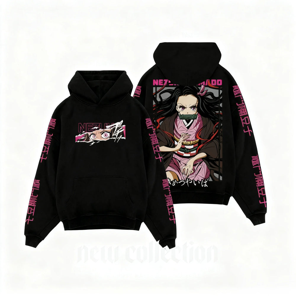 Demon Slayer Nezuko Hoodie Anime Pullover