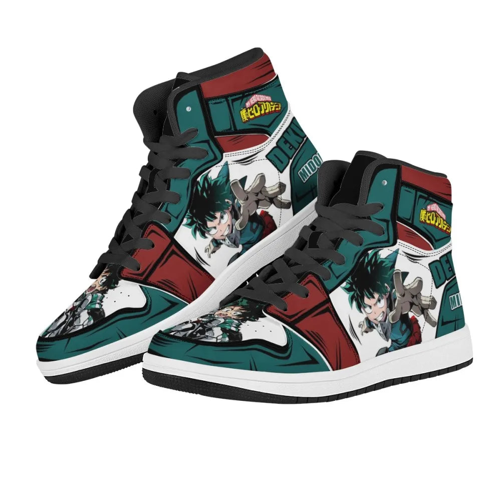 Deku Midoriya Anime Sneakers