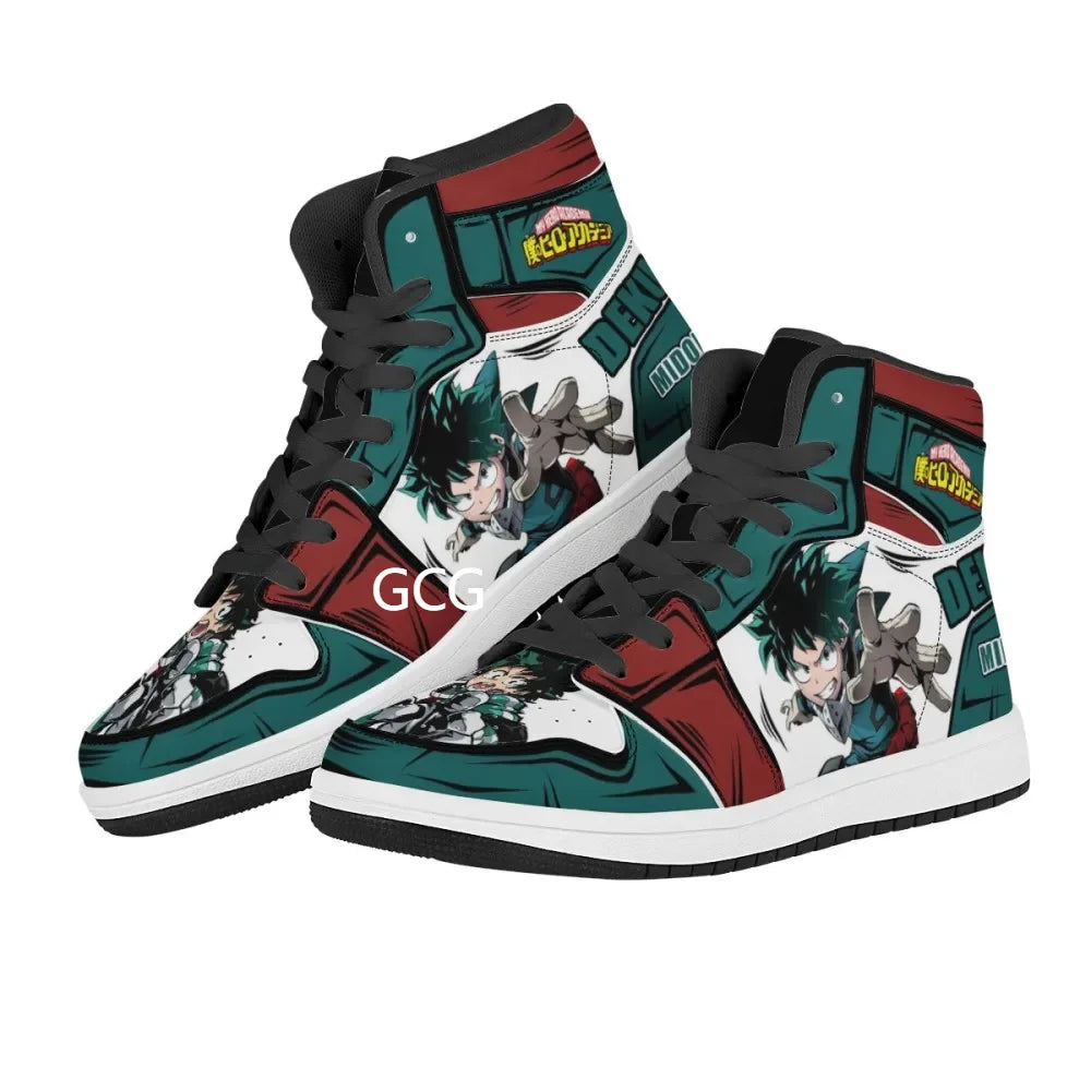 Deku Midoriya Anime Sneakers