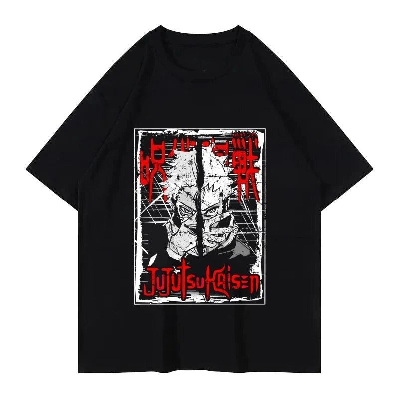 Acid Wash Anime Tee | Vintage Streetwear Style