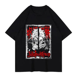 Acid Wash Anime Tee | Vintage Streetwear Style