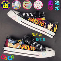 Anime Kids Canvas Glowing Shoes Naruto Sasuke 6