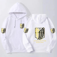 Attack on Titan Round-Neck Hoodie | AOT Anime Streetwear 6