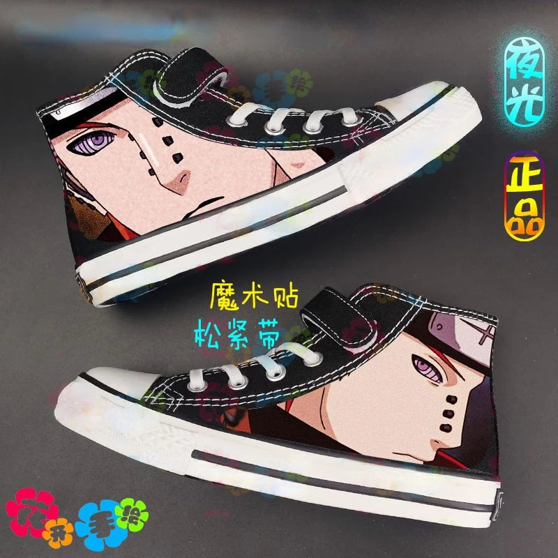 Naruto Sasuke Kids Canvas Shoes