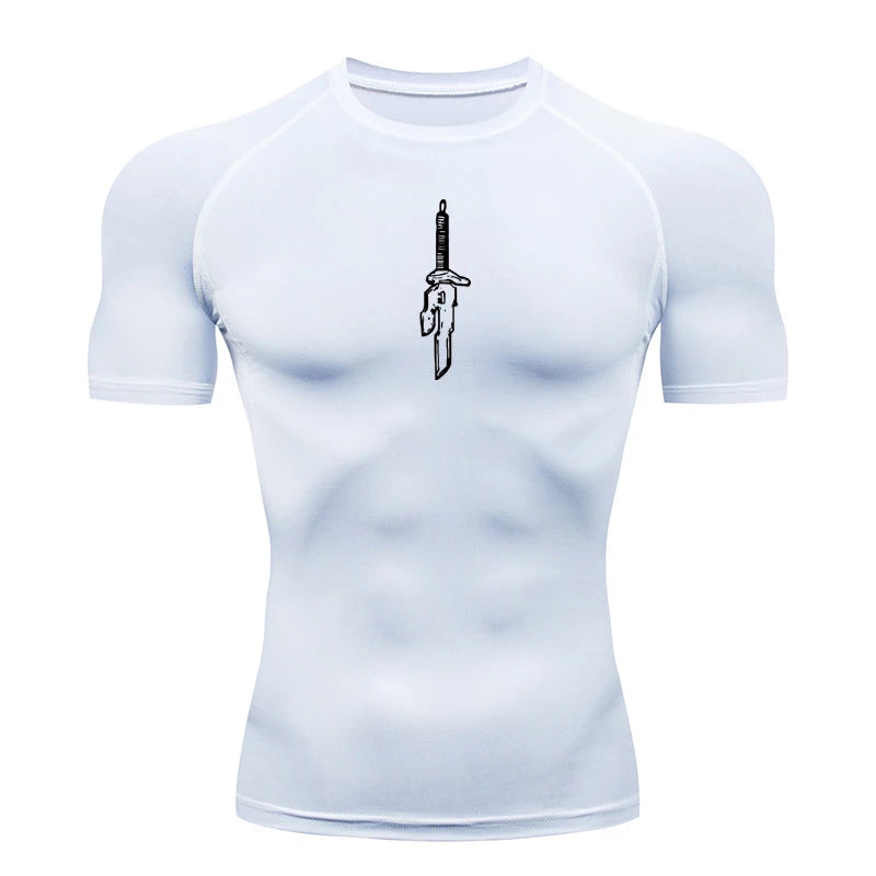Anime Compression Quick Dry T-shirts