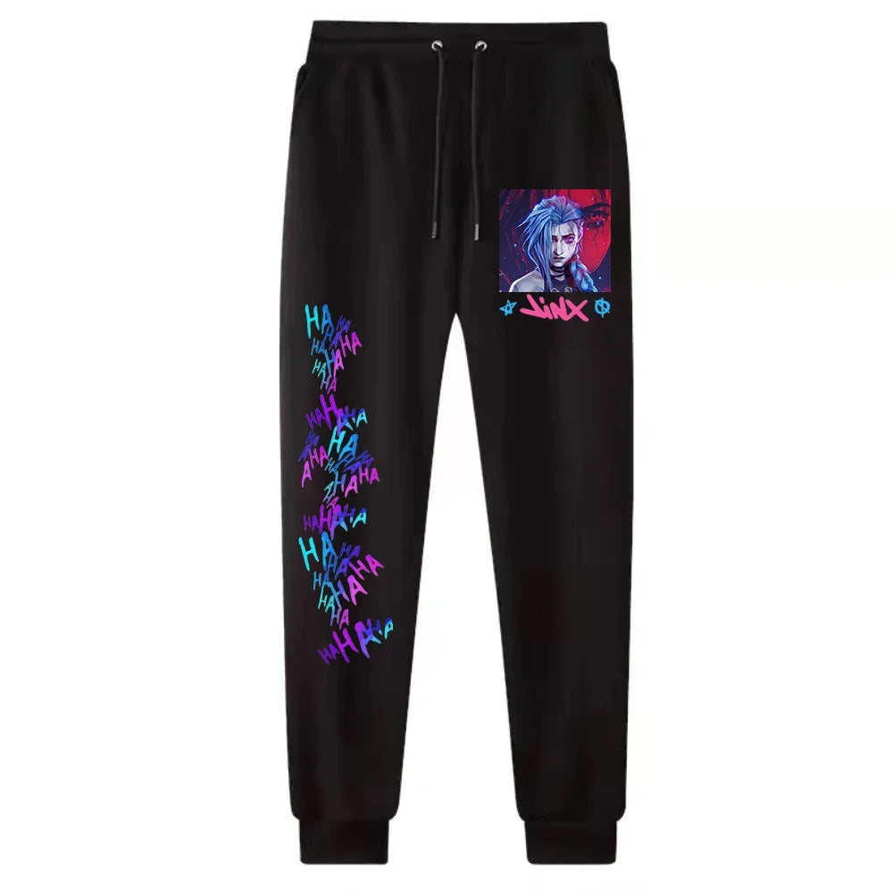 Arcane Jinx Anime Joggers