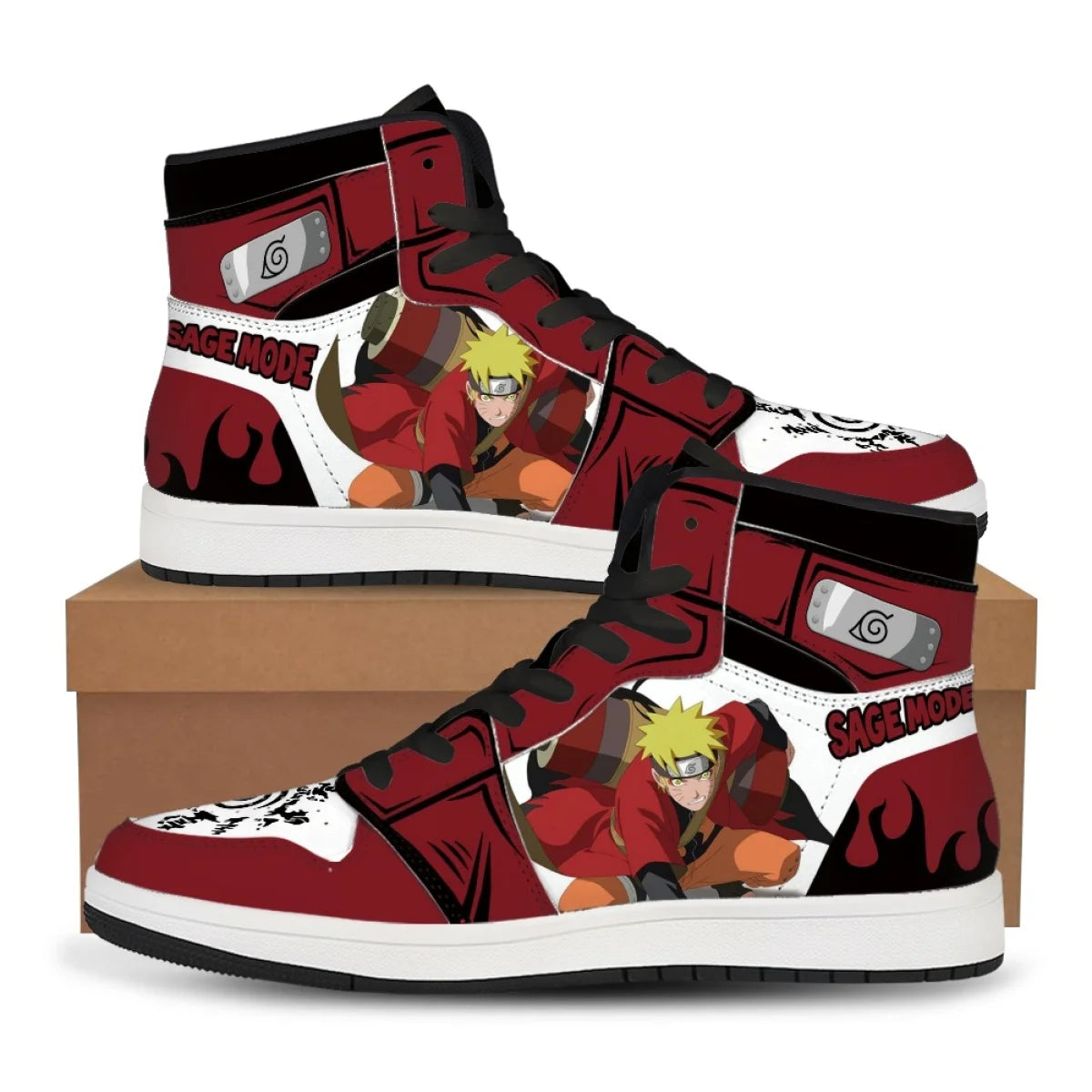 Naruto Basketball Shoes | Naruto Uzumaki Anime Footwear